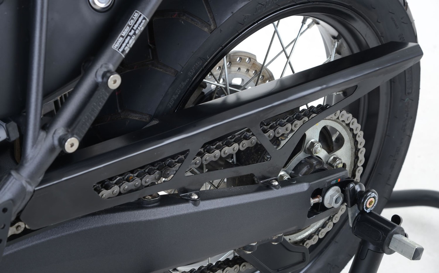 R&G Racing Aluminium Chain Guard (Black) for the Honda Africa Twin 1100 '18-'19 R&G Racing Aluminium Chain Guard (Black) for the Honda Africa Twin 1100 '18-'19